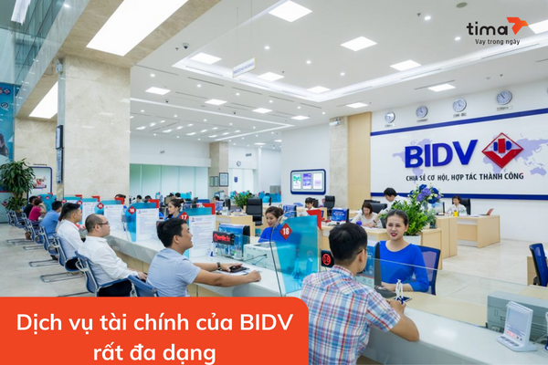 Dịch vụ tài chính của BIDV rất đa dạng