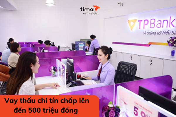 Vay thấu chi tín chấp lên đến 500 triệu đồng tại Tiên Phong Bank