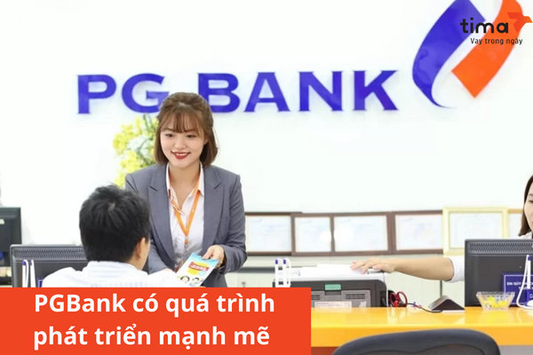 Ngân hàng PGBank có quá trình phát triển mạnh mẽ