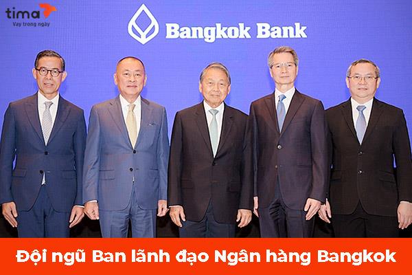 Đội ngũ Ban lãnh đạo của Ngân hàng BangKok