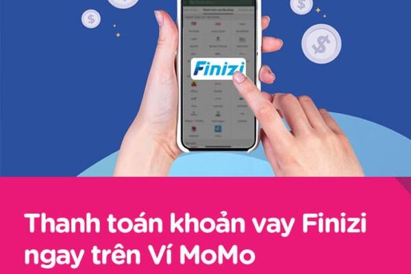  Thanh toán khoản vay ở Finizi qua ví điện tử Momo