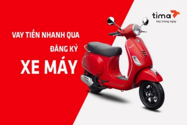 Vay tiền theo đăng ký (cà vẹt) xe máy