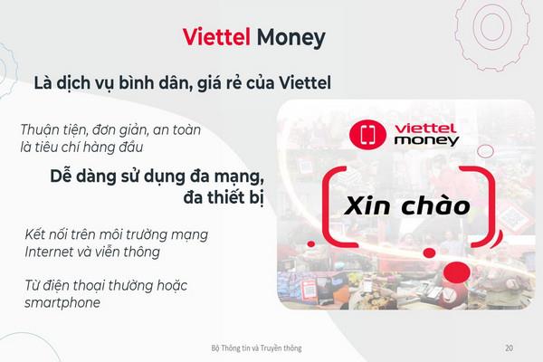 Viettel Money ví điện tử an toàn và tiện lợi cho người dùng