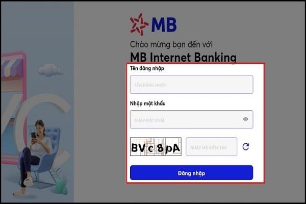 Tra cứu khoản vay MBbank bằng internet banking