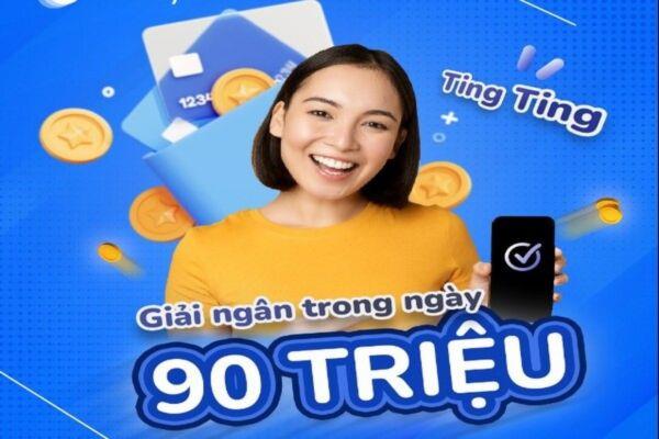 Vay tiền Tinvay với hạn mức lên đến 90 triệu đồng