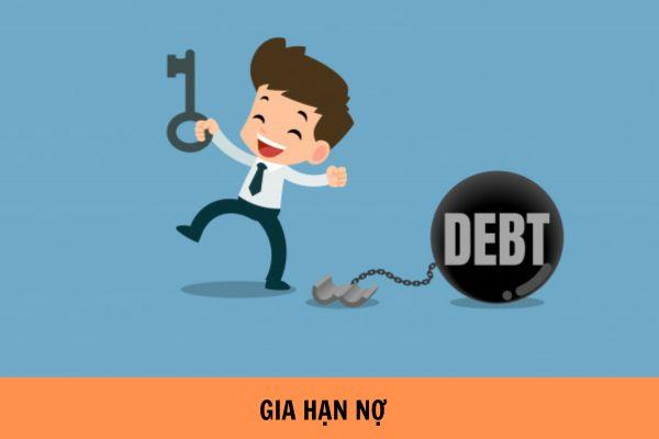 Gia hạn nợ nghĩa là tổ chức tín dụng sẽ chấp thuận việc kéo dài thời gian để khách hàng trả nợ