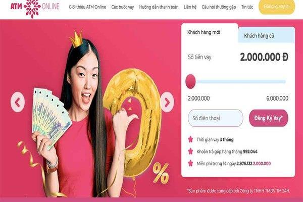 Khi đăng ký các khoản vay tại ATM Online, mọi thông tin đều được công khai rõ ràng và minh bạch