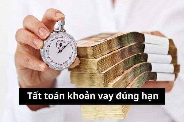 Tất toán khoản vay đều được thực hiện theo đúng quy trình