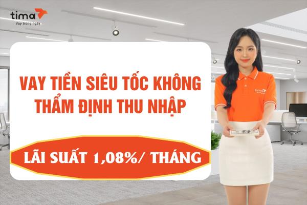 Vay mua ô tô trả góp không cần chứng minh thu nhập tại Tima đơn giản, dễ dàng hơn