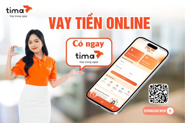 Vay tiền online chuyển khoản ngay chỉ trong 3 bước tại Tima