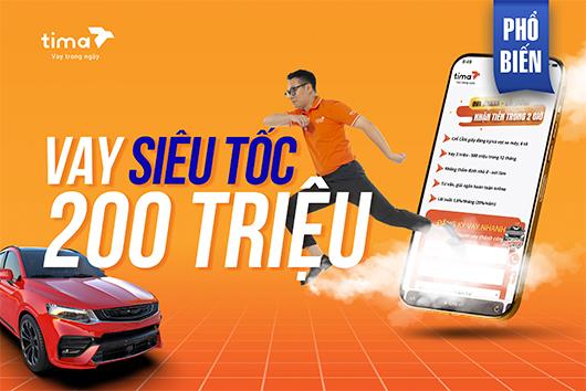 Vay nhanh 200 triệu chỉ cần đăng ký cavet ô tô