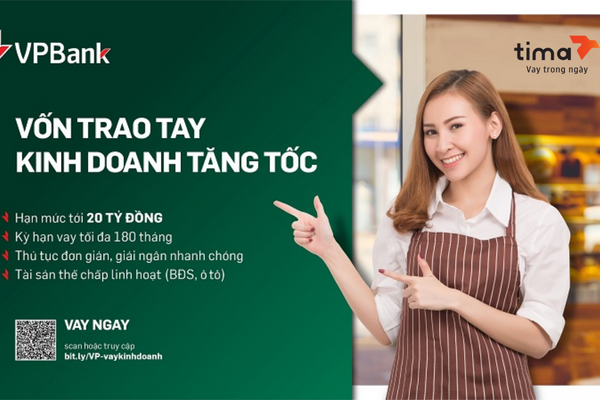 Vay vốn kinh doanh không cần thế chấp cho người bán hàng