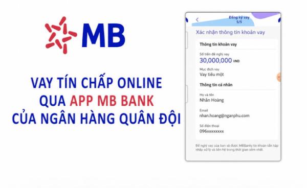 Vay tiền nhanh app MB Bank