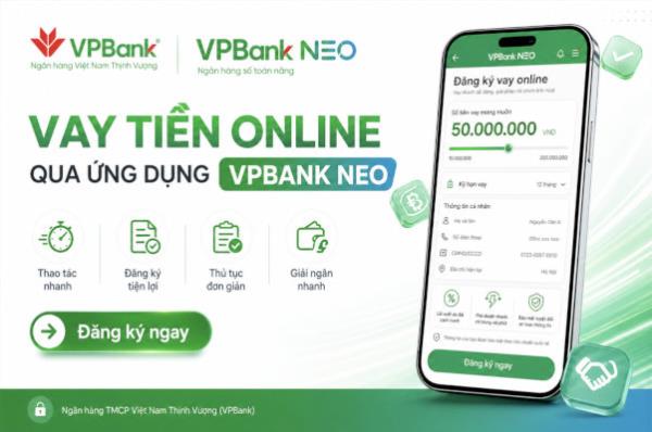 Vay tiền nhanh bằng app VPbank