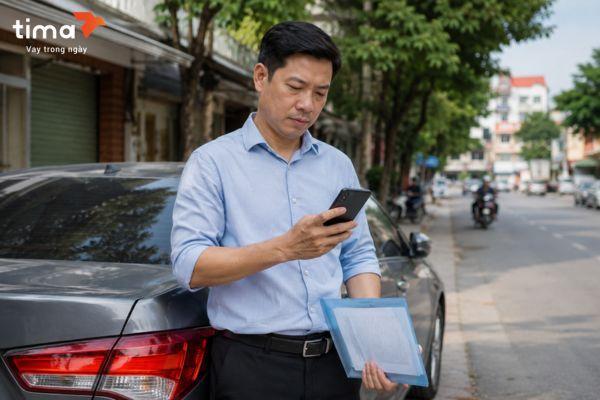 Việc đăng ký tư vấn trực tuyến giúp chủ xe tiết kiệm thời gian khi muốn tìm hiểu khoản vay bằng cavet ô tô