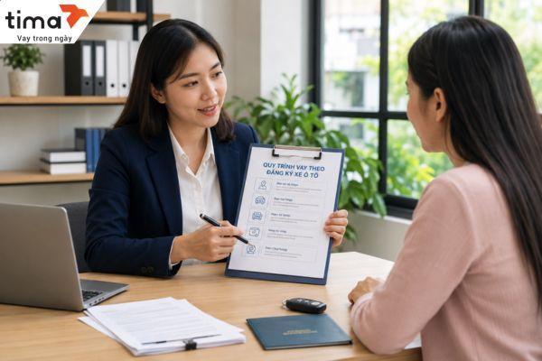 Khách hàng nên trao đổi kỹ với tư vấn viên để lựa chọn phương án vay phù hợp với giá trị xe và nhu cầu thực tế