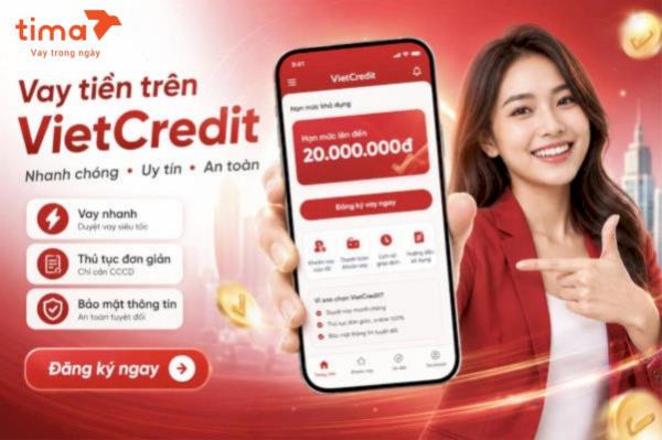 Vay tiền trên VietCredit