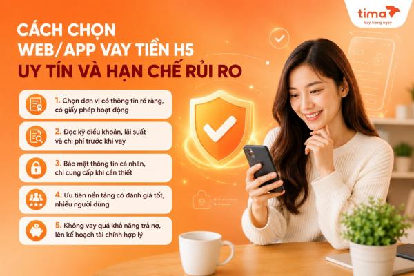 Cách chọn web/app vay tiền H5