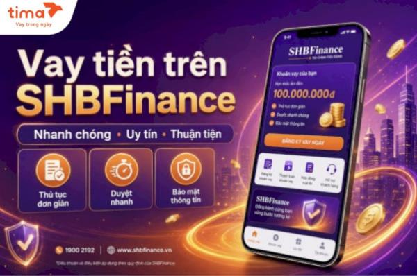Vay tiền online trên SHB Finance