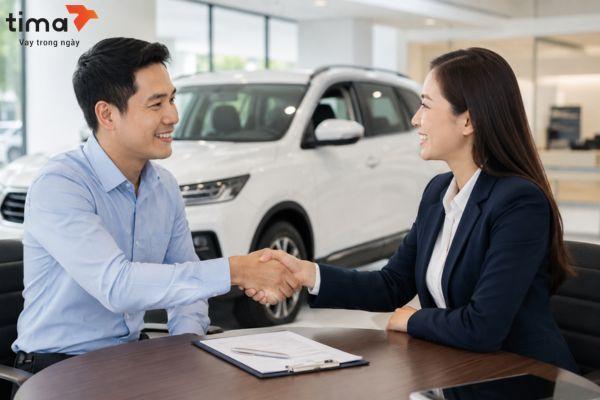 Vay bằng đăng ký ô tô tại Tima hướng đến sự thuận tiện, vẫn giữ xe sử dụng và được tư vấn theo từng hồ sơ