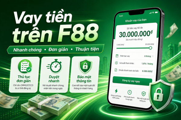 App vay tiền chấp nhận nợ xấu F88