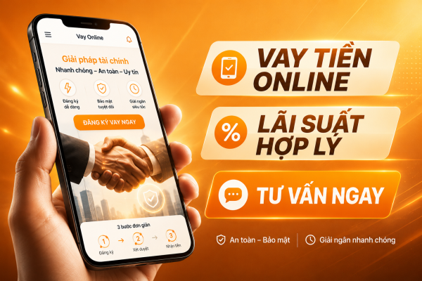 Ứng dụng vay tiền online nhanh