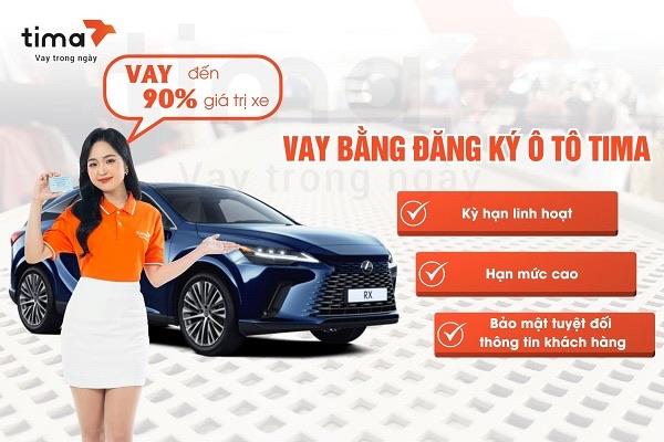 Vay vốn bằng đăng ký ô tô kỳ hạn vay linh hoạt, thông tin khách hàng được bảo mật