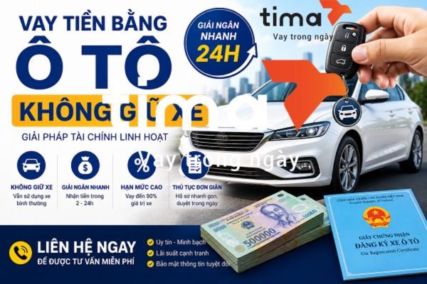Vay tiền không giữ xe, không cần chứng minh thu nhập, thủ tục vay đơn giản, nhanh chóng