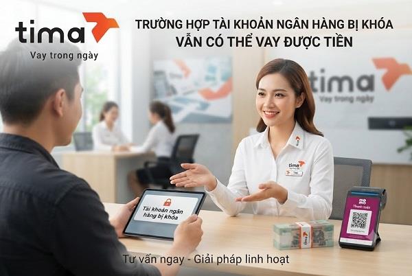 Tài khoản bị khóa do lâu không sử dụng vẫn có thể vay vốn sau khi mở lại