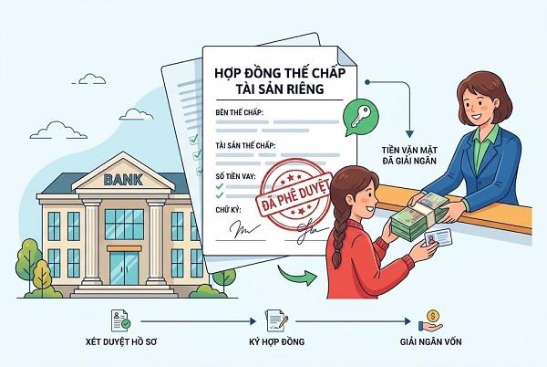 Cần tìm hiểu kỹ các rủi ro trước khi quyết định thế chấp tài sản riêng
