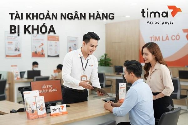 Tài khoản ngân hàng bị khóa liên hệ tổ chức tài chính để được hỗ trợ
