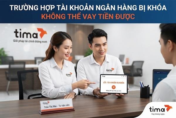 Tài khoản ngân hàng bị khóa do nợ xấu, nợ quá hạn khó có thể vay tiền