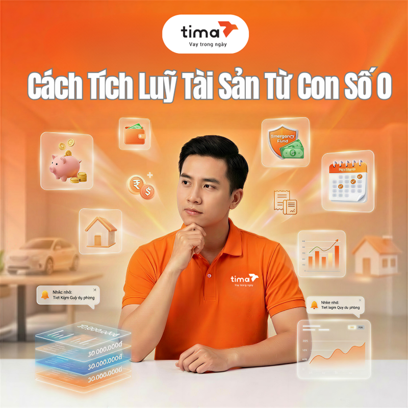 Cách tích lũy tài sản từ con số 0